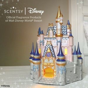 Scentsy Walt Disney World 50th Anniversary Celebration Cinderella Castle warmer.